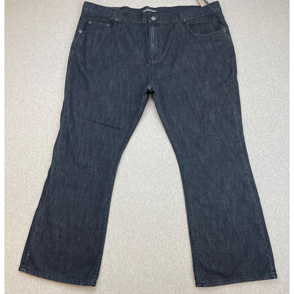 Alfani Jeans Mens 46 x 30 Blue 100% Cotton Dark Wash Straight Bootcut NWT